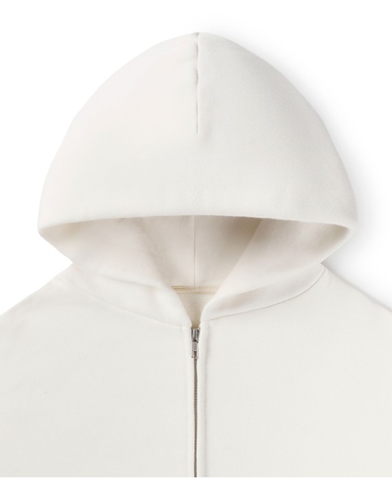 450 GSM 'Bone White' Zipper