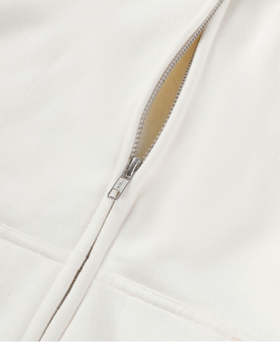 450 GSM 'Bone White' Zipper