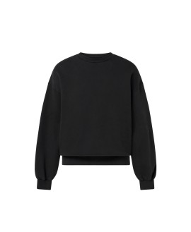 450 GSM 'Jet Black' Crewneck