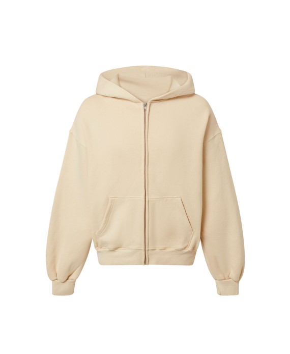 450 GSM 'Cloud Cream' Zipper