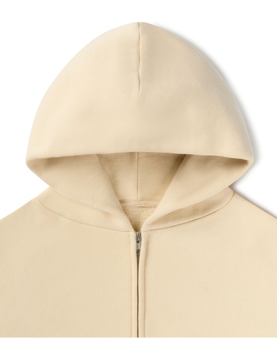 450 GSM 'Cloud Cream' Zipper