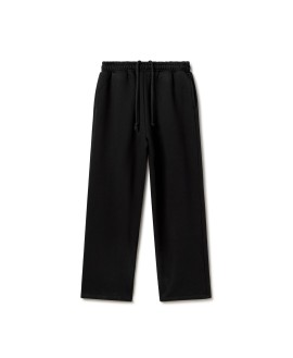 450 GSM 'Jet Black' Straight-leg Pants