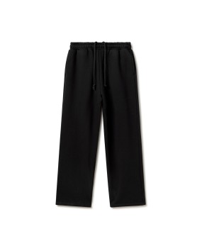 450 GSM 'Jet Black' Straight-leg Pants