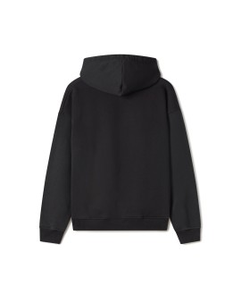 600 GSM 'Jet Black' Hoodie
