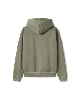 600 GSM 'Vintage Olive' Hoodie