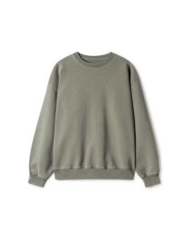 600 GSM 'Vintage Olive' Crewneck