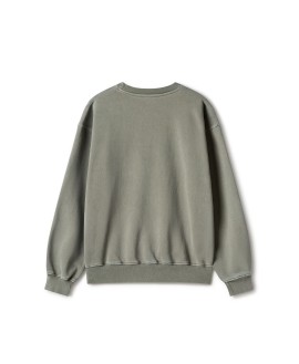 600 GSM 'Vintage Olive' Crewneck