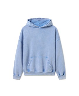 600 GSM 'Vintage Blue' Hoodie