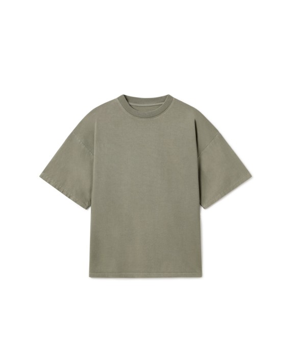 300 GSM 'Vintage Olive Green' T-Shirt