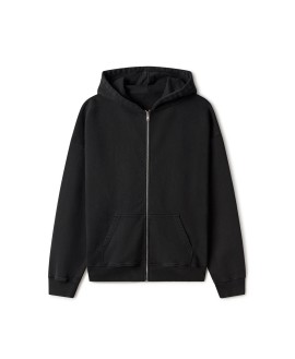 600 GSM 'Jet Black' Zipper