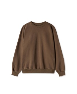 600 GSM 'Mocha Brown' Crewneck