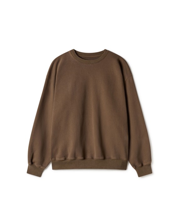 600 GSM 'Mocha Brown' Crewneck