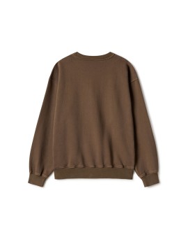 600 GSM 'Mocha Brown' Crewneck
