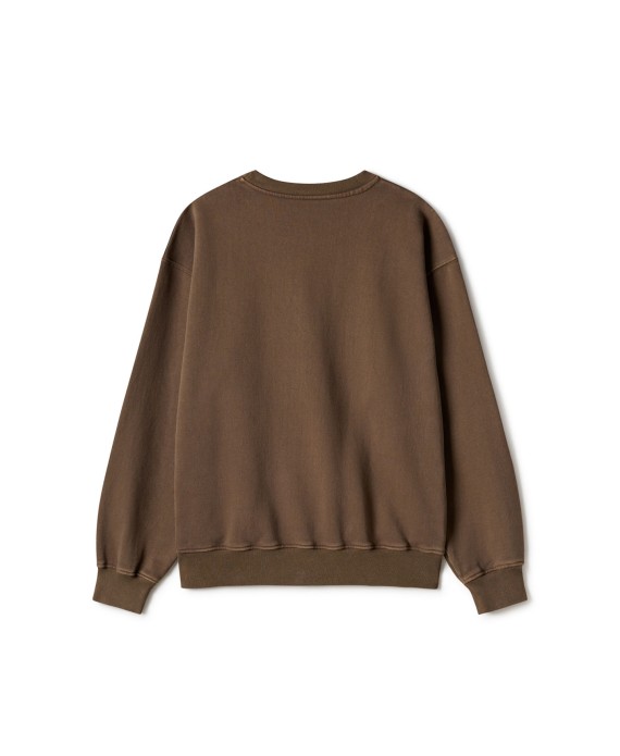 600 GSM 'Mocha Brown' Crewneck