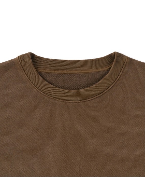 600 GSM 'Mocha Brown' Crewneck