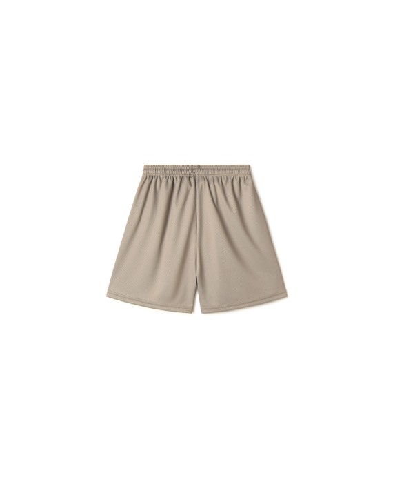 250 GSM 'Neutral Gray' Mesh Shorts