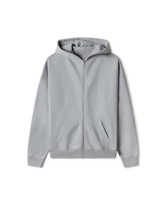 600 GSM 'Neutral Gray' Zipper