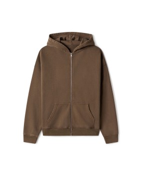 600 GSM 'Mocha Brown' Zipper