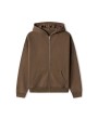 600 GSM 'Mocha Brown' Zipper