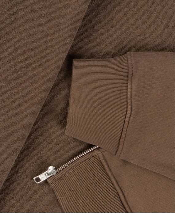 600 GSM 'Mocha Brown' Zipper