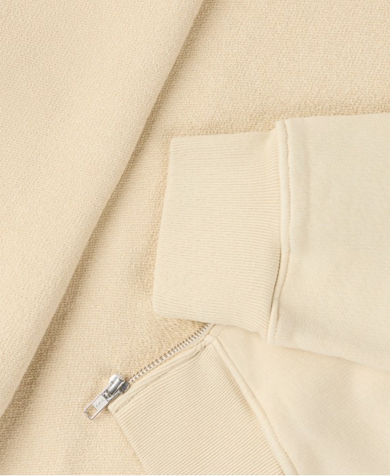 600 GSM 'Cloud Cream' Zipper