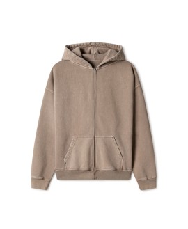 600 GSM 'Vintage Taupe' Zipper