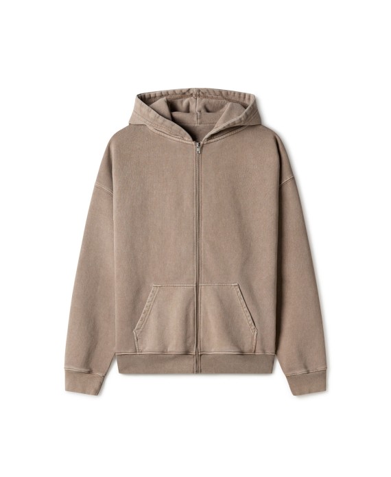 600 GSM 'Vintage Taupe' Zipper