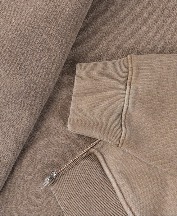 600 GSM 'Vintage Taupe' Zipper