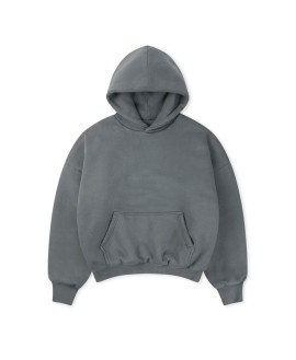 1000 GSM 'Iron Gray' Double Hoodie