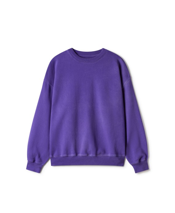 600 GSM 'Deep Purple' Crewneck