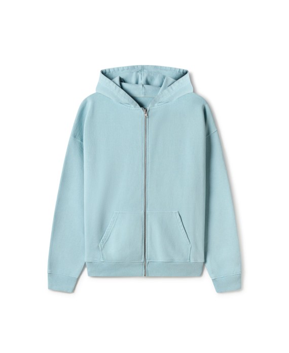 600 GSM 'Ice Blue' Zipper