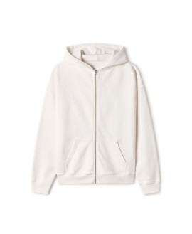 600 GSM 'Bone White' Zipper