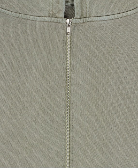 600 GSM 'Vintage Olive' Zipper