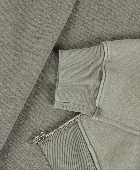 600 GSM 'Vintage Olive' Zipper