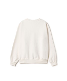 600 GSM 'Bone White' Crewneck
