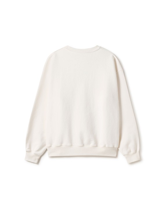600 GSM 'Bone White' Crewneck