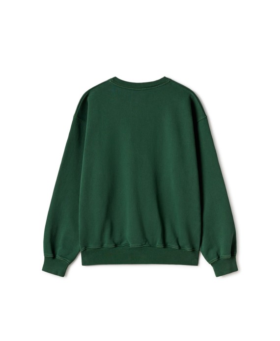 600 GSM 'Pine Green' Crewneck