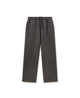 600 GSM 'Anthracite' Straight-leg Pants