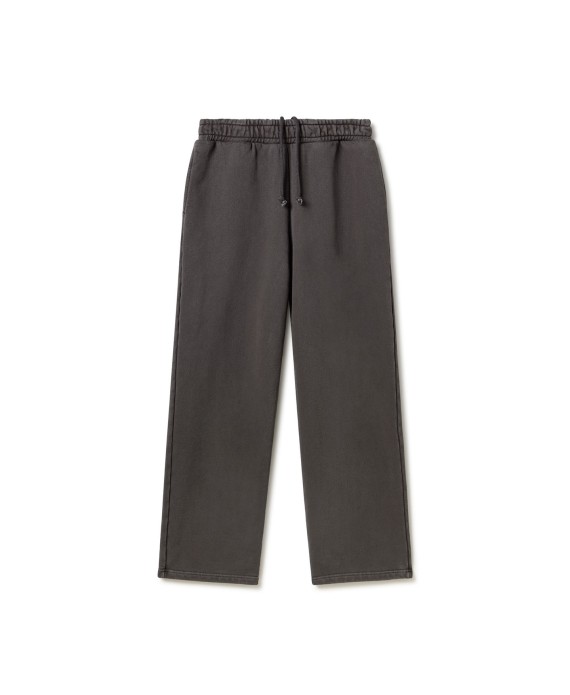 600 GSM 'Anthracite' Straight-leg Pants
