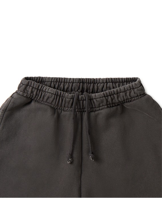 600 GSM 'Anthracite' Straight-leg Pants