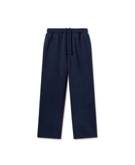 600 GSM 'Navy Blue' Straight-leg Pants