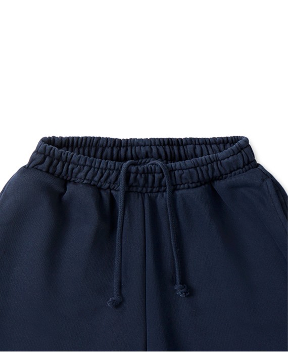 600 GSM 'Navy Blue' Straight-leg Pants