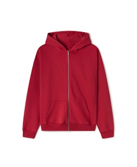 600 GSM 'Dark Red' Zipper