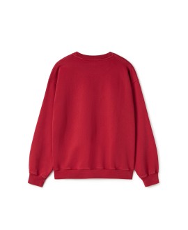 600 GSM 'Dark Red' Crewneck