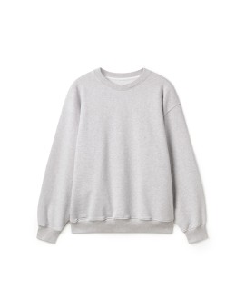 600 GSM 'Light Heather Gray' Crewneck