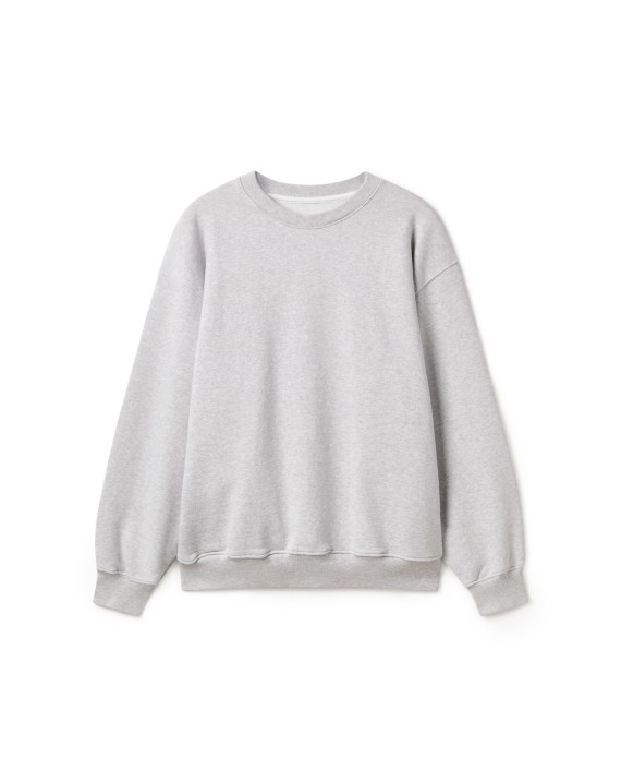 600 GSM 'Light Heather Gray' Crewneck