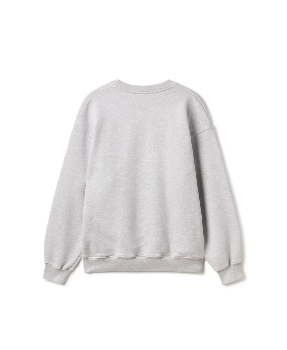 600 GSM 'Light Heather Gray' Crewneck