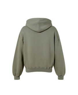 450 GSM 'Vintage Olive' Zipper