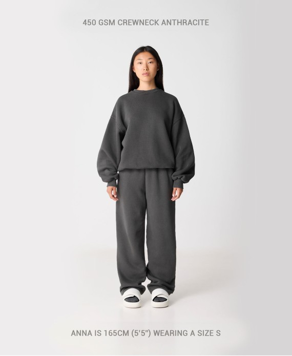 450 GSM 'Iron Gray' Crewneck