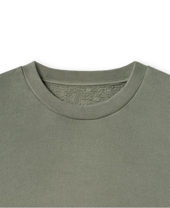 450 GSM 'Vintage Olive' Crewneck